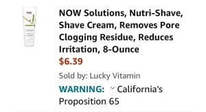 NOW Solutions, Nutri-Shave, Shave Cream  reveiw