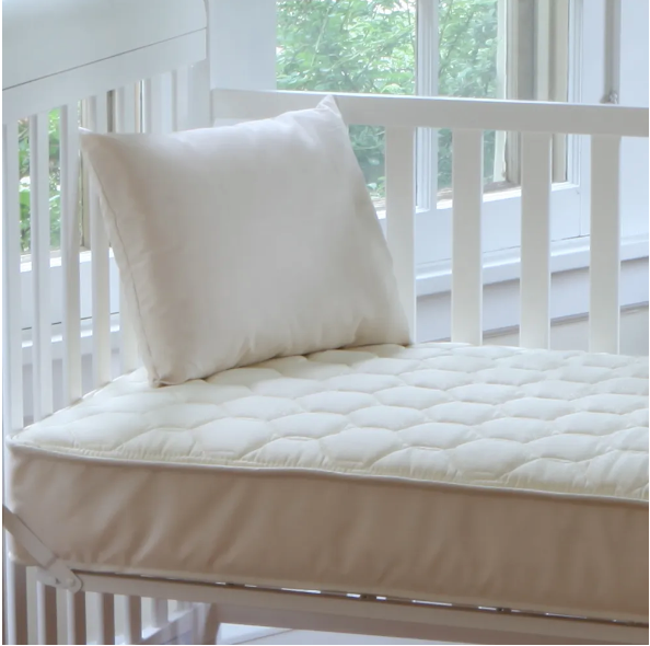 certified organic pillow for kids, baby, Naturepedic pillows, GOTS Certified, GOLS certified