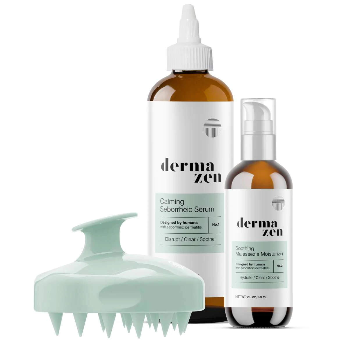 Derma Zen Skin Trio organic dandruff relief 
