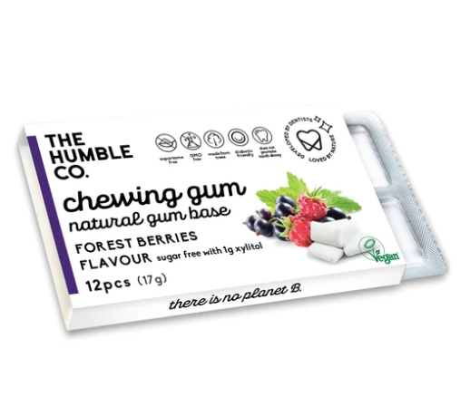 USDA certified organic chewing gum, all natural gums, The Humble Co. chewing gum
