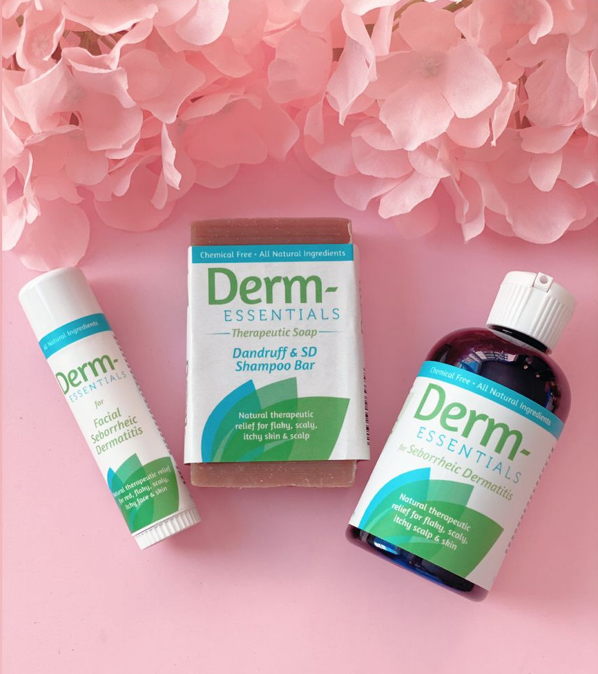 Derm Essential for Seborrheic Dermatitis, solution, drug-free, cream, oil,lotion, dandruff relief, oil facial.