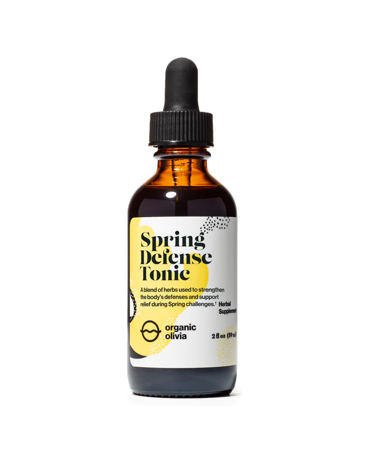 Organic Olivia Spring Defense Tonic review and promo code, allergy