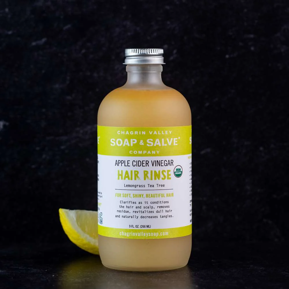 Chagrin Valley Soap and Salve Organic Apple Cider Vinegar Rinse lemongrass
