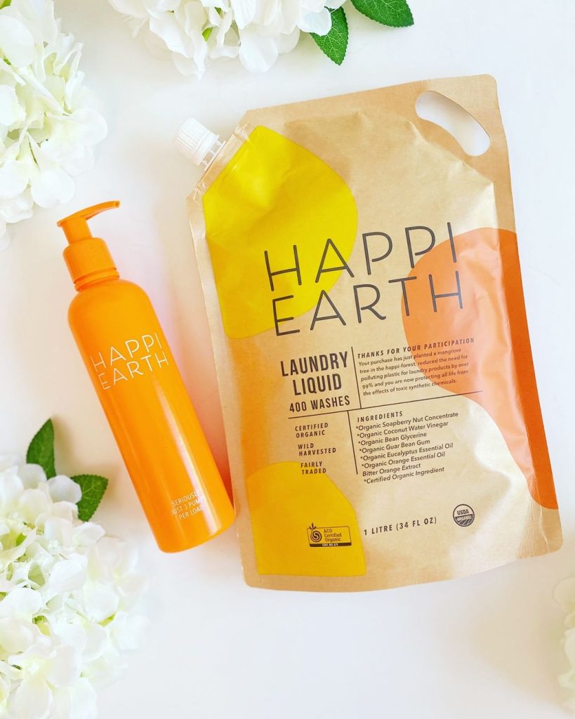 Happi Earth USDA Certified Organic Liquid Laundry Detergent review